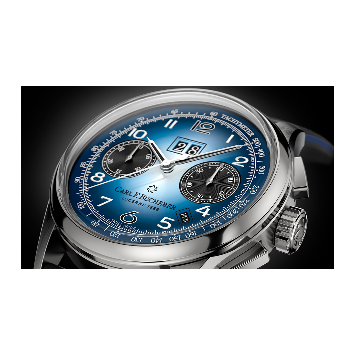 Carl F. Bucherer Heritage Bicompax Annual Bucherer BLUE 00.10803